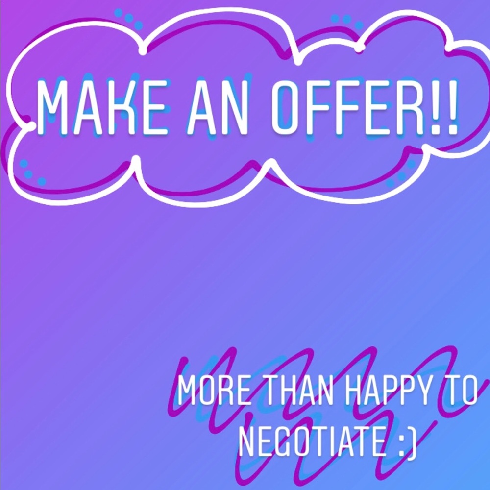 Make an offer if you like something!